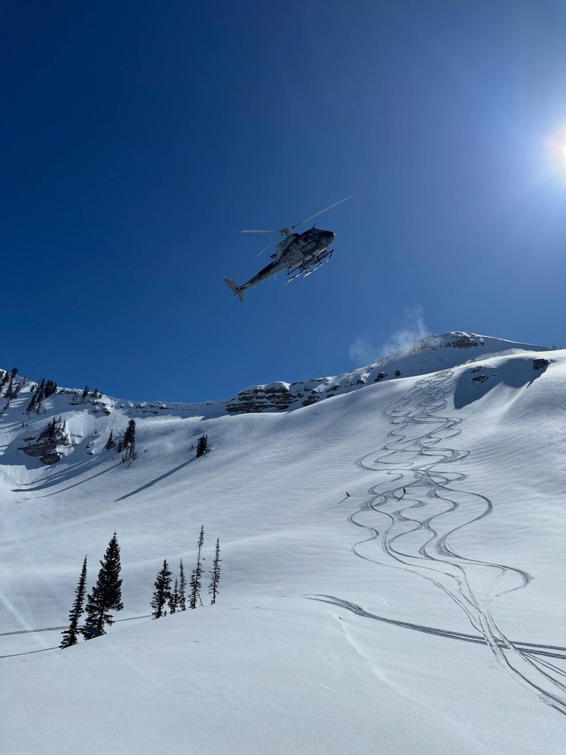 Heli-skiing with Soul Powder Guide