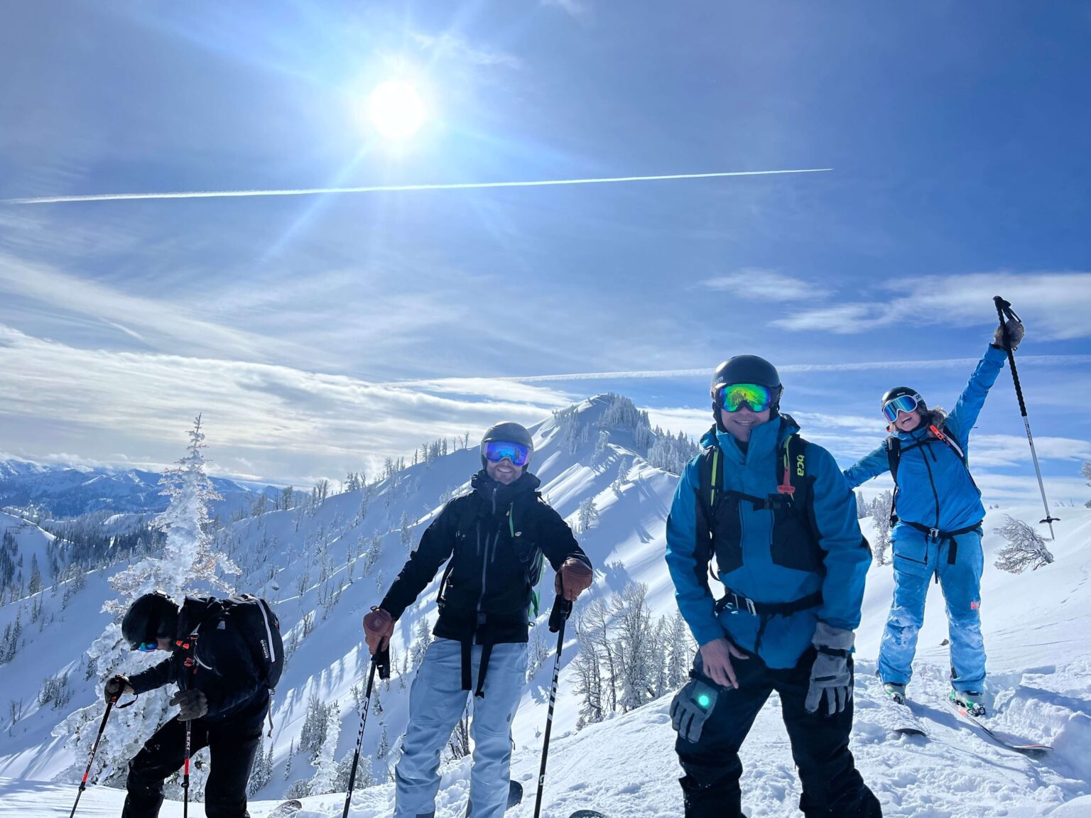 Heli-skiing with Soul Powder Guide